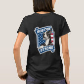 BOSTON STRONG TERRIER, stijl T-shirt (Achterkant)