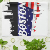 Boston Strong Theedoek (Gevouwen)