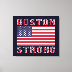 BOSTON STRONG U.S. Stretched Canvas afdrukken