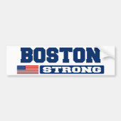 BOSTON STRONG U.S. Vlag Bumpersticker (Voorkant)