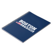 BOSTON STRONG U.S.-vlag Notitieboek (Linkerzijde)