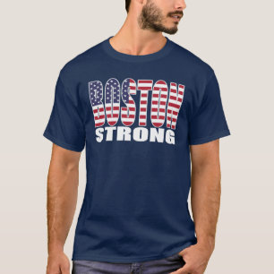 BOSTON STRONG U.S. Vlag T-shirt