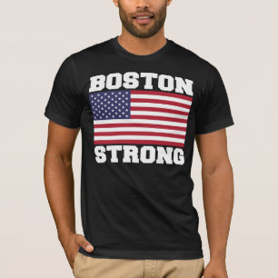 BOSTON STRONG U.S. Vlag T-shirt