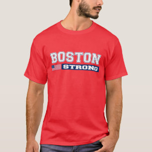 BOSTON STRONG U.S. Vlag T-shirt