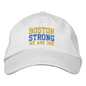 Boston Strong We zijn één geborduurd Pet (Voorkant)