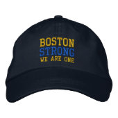 Boston Strong We zijn één geborduurd Pet (Voorkant)