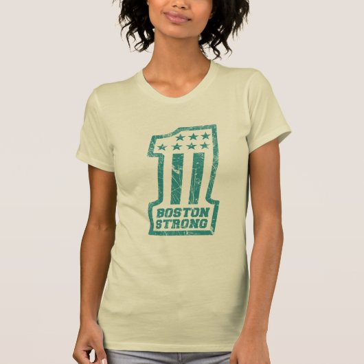 Boston Strong WE ZIJN ÉÉN Grunge stijl T-shirt (Voorkant)