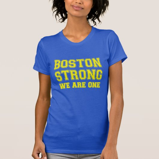 Boston Strong WE ZIJN ÉÉN T-shirt (Voorkant)