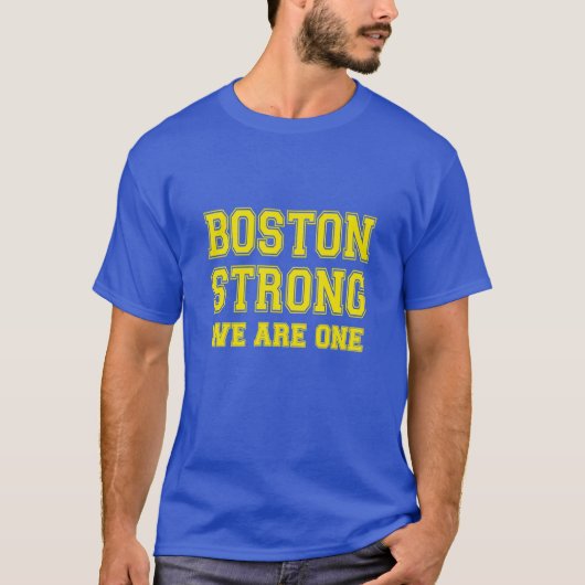 Boston Strong WE ZIJN ÉÉN T-shirt (Voorkant)