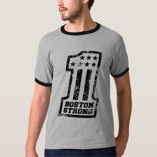 Boston Strong WE ZIJN ÉÉN T-shirt (Voorkant)