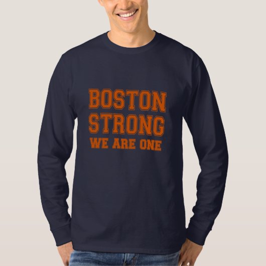 Boston Strong WE ZIJN ÉÉN T-shirt (Voorkant)