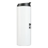"Boston Strong" wit zwart Thermosbeker (Gedraaid links)