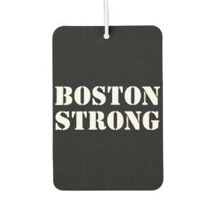 "Boston Strong" witte zwarte auto Luchtverfrisser