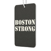 "Boston Strong" witte zwarte auto Luchtverfrisser (Links)