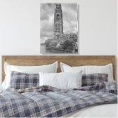 Boston Stump and River Welland, Lincolnshire Canvas Afdruk (Insitu (Slaapkamer))