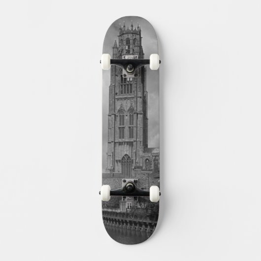 Boston Stump and River Welland, Lincolnshire Skateboard (Voorkant)