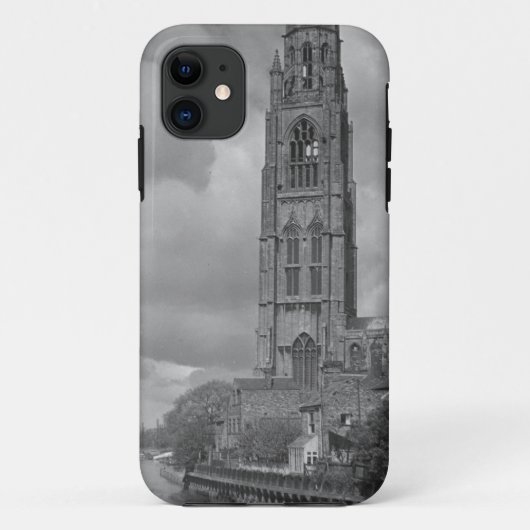 Boston Stump en rivier de Welland, Lincolnshire Case-Mate iPhone Case (Achterkant)