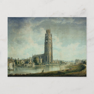 Boston Stump: uitzicht uit het zuidwesten Briefkaart