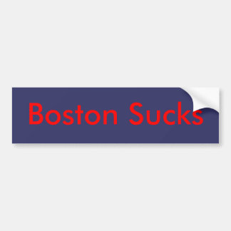 Boston Sucks Bumpersticker