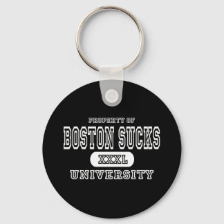 Boston Sucks University Dark Sleutelhanger
