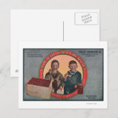 Boston Suitsus Brand Cranberry Label Briefkaart (Voorkant / Achterkant)