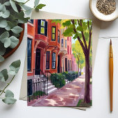 Boston Summer | Massachusetts Brownstones Kaart
