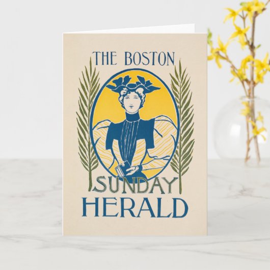 Boston Sunday Herald Kaart (Gele Bloem)