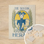 Boston Sunday Herald Legpuzzel<br><div class="desc">De Boston Sunday Herald (ca. 1890-1920) | Vintage The Boston Sunday Herald krantenillustratie uit het begin van de 20e eeuw. Gebruik de ontwerpgereedschappen om aangepaste tekst toe te voegen of het afbeelding te personaliseren.</div>