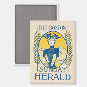 Boston Sunday Herald Magneet (Voorkant / Achterkant)