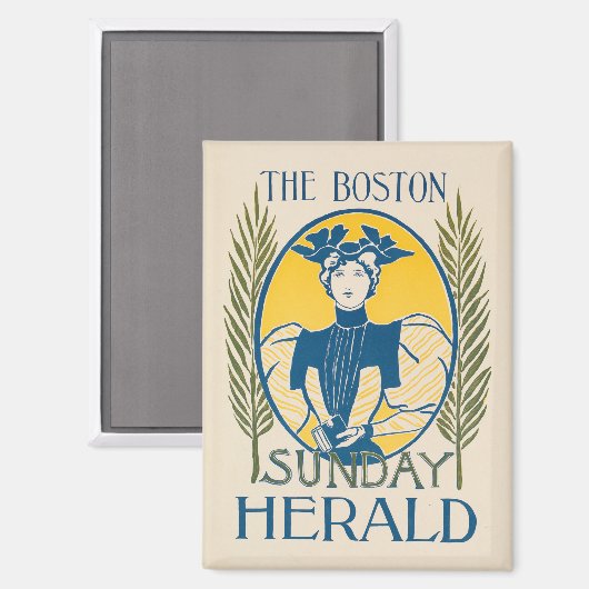  Boston Sunday Herald Magneet (Voorkant / Achterkant)