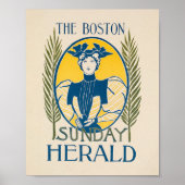  Boston Sunday Herald Poster (Voorkant)