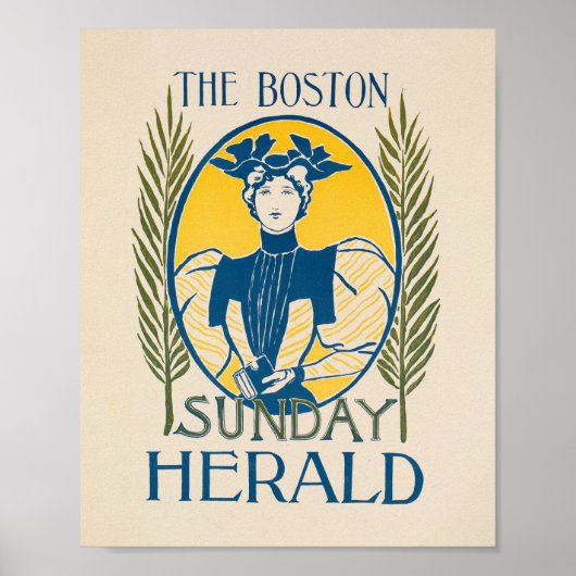 Boston Sunday Herald Poster (Voorkant)