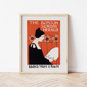  Boston Sunday Herald Poster