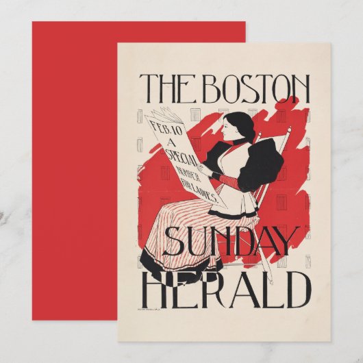 Boston Sunday Herald Women's Edition (Voorkant / Achterkant)