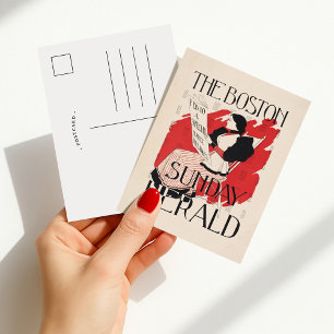  Boston Sunday Herald Women's Edition Briefkaart