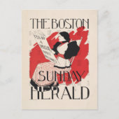  Boston Sunday Herald Women's Edition Briefkaart (Voorkant)