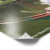 Boston Swan Boat Foto Foto Afdruk (Hoek)