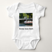 Boston Swan Boats Baby Romper (Voorkant)