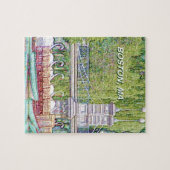 Boston Swan Boats in potlood en inktfilter Legpuzzel (Horizontaal)