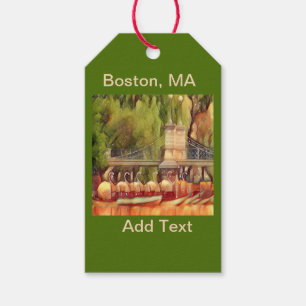 Boston Swan Boats in Summer Cadeaulabel