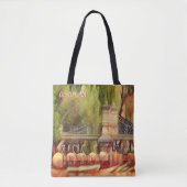 Boston Swan Boats in Summer Tote Bag (Voorkant)
