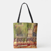 Boston Swan Boats in Summer Tote Bag (Achterkant)