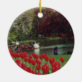 Boston Swan Boats Ornament (Achterkant)