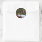 Boston Swan Boats Ronde Sticker (Tas)