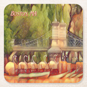 Boston Swan Boats Summer Filter 5300 Kartonnen Onderzetters