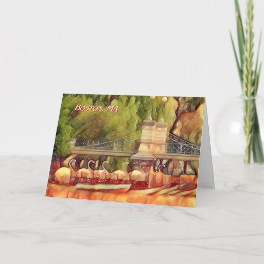 Boston Swan Boats Summer Filter Kaart (Voorkant)