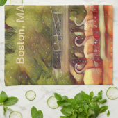 Boston Swan Boats Summer Filter Theedoek (Gevouwen)