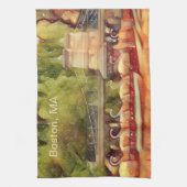 Boston Swan Boats Summer Filter Theedoek (Verticaal)