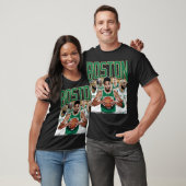 BOSTON Tatum, Bruin, Wit, Vakantie, Porzingis T-shirt (Unisex)