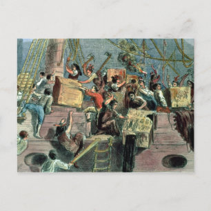 Boston Tea Party, 16 december 1773 Briefkaart